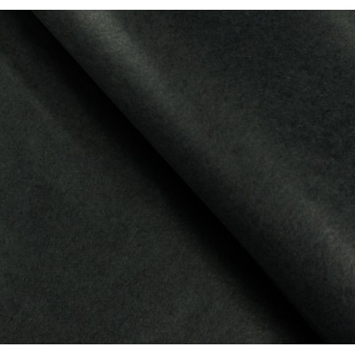 Бумага упаковочная тишью, цвет черный, 50 см х 66 см, 1 уп. (10 шт)